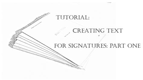 How to Print Signatures for Bookbinding: A Comprehensive Guide